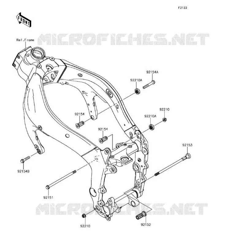 ENGINE MOUNT Kawasaki MOTOS 636 2017 NINJA ZX-6R ABS  ZX636FHF