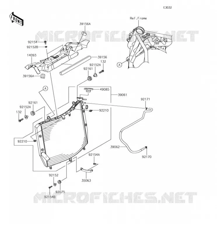RADIATOR Kawasaki MOTOS 1000 2018 NINJA H2R  ZX1000YJF