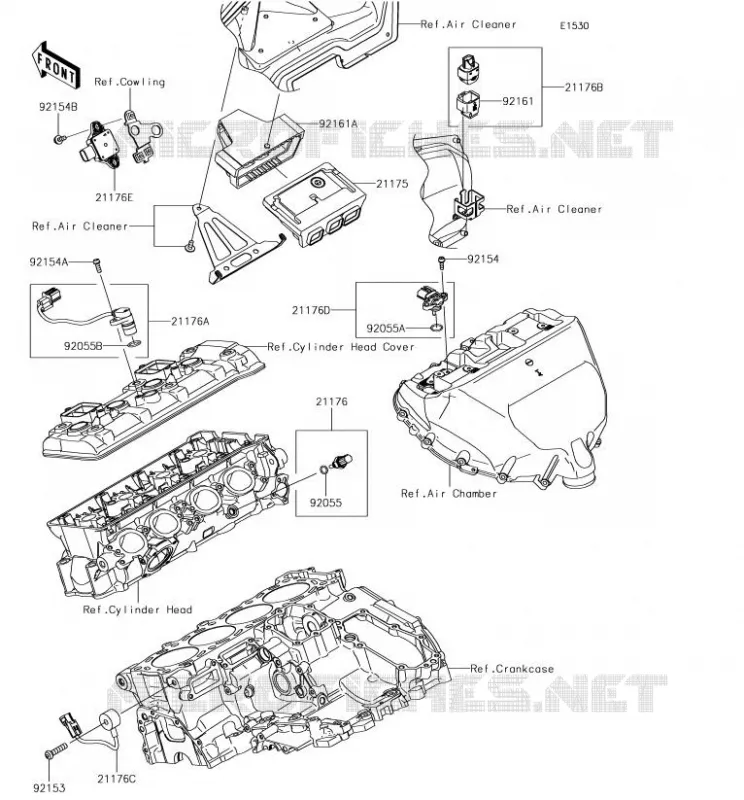 FUEL INJECTION Kawasaki MOTOS 1000 2018 NINJA H2R  ZX1000YJF
