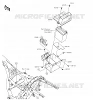 BATTERY BRACKET voor Kawasaki VULCAN 1700 VOYAGER 2018