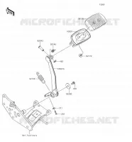 BRAKE PEDAL   TORK LINK voor Kawasaki VULCAN 1700 VOYAGER 2018