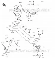 BRAKE PIPE voor Kawasaki VULCAN 1700 VOYAGER 2018