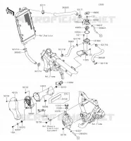 COOLING voor Kawasaki VULCAN 1700 VOYAGER 2018