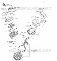 CYLINDER HEAD COVER voor Kawasaki VULCAN 1700 VOYAGER 2018