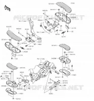 FOOTREST voor Kawasaki VULCAN 1700 VOYAGER 2018