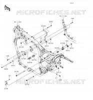 FRAME PARTS (COUVERTURE) voor Kawasaki VULCAN 1700 VOYAGER 2018