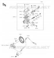 FRONT MASTER CYLINDER voor Kawasaki VULCAN 1700 VOYAGER 2018