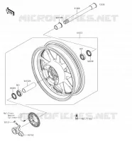FRONT WHEEL voor Kawasaki VULCAN 1700 VOYAGER 2018