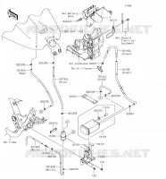 FUEL EVAPORATION SYSTEM(CA) voor Kawasaki VULCAN 1700 VOYAGER 2018