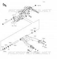 SWINGARM voor Kawasaki VULCAN 1700 VOYAGER 2018