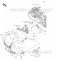WATER PIPE voor Kawasaki VULCAN 1700 VOYAGER 2018