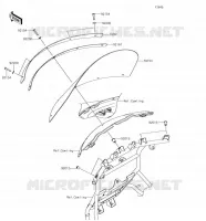 WINDSCREEN voor Kawasaki VULCAN 1700 VOYAGER 2018