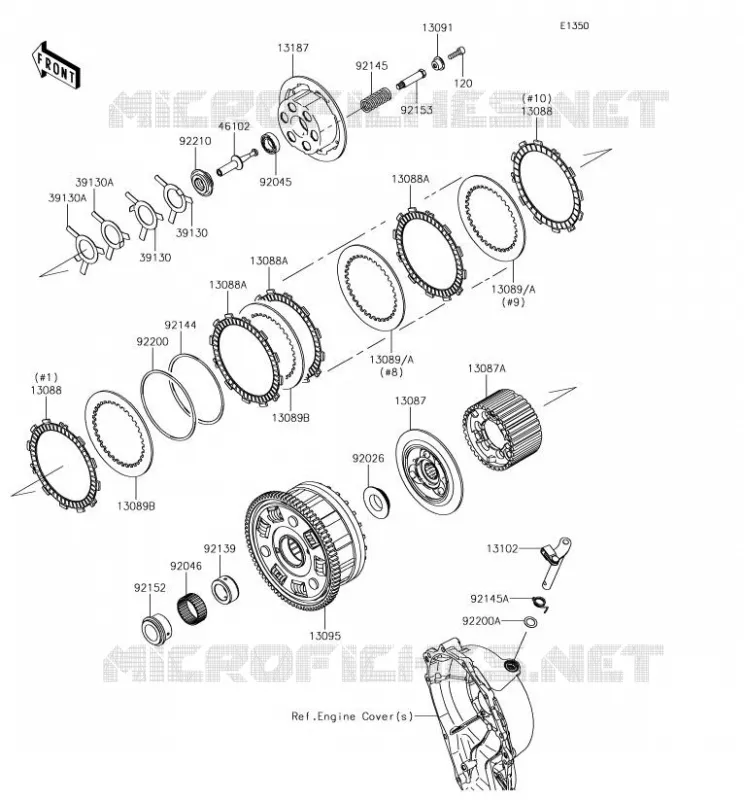 CLUTCH Kawasaki MOTOS 1000 2018 NINJA ZX-10RR  ZX1000ZJF