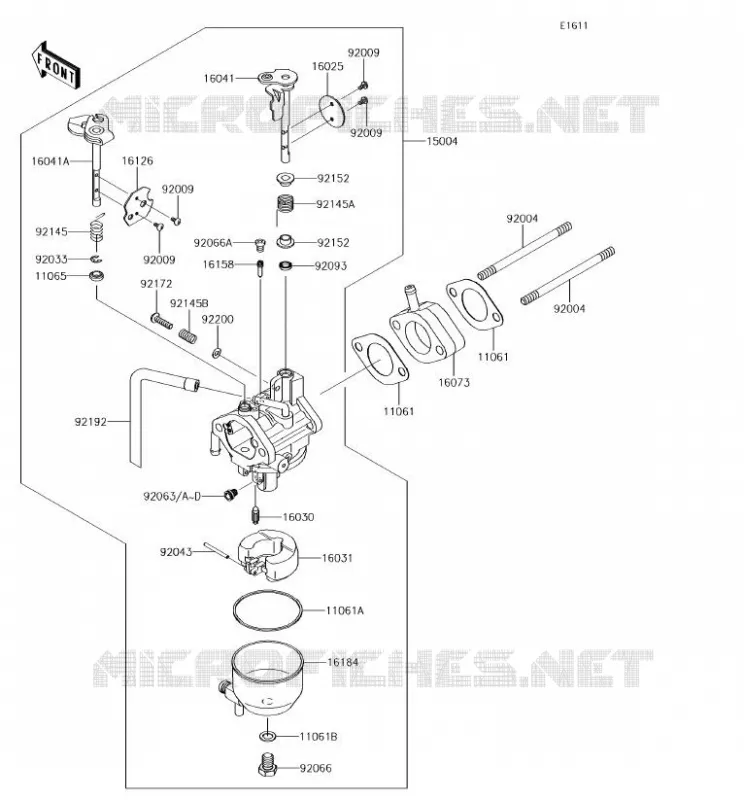 CARBURETOR Kawasaki SSV 400 2018 MULE SX  KAF400MJF