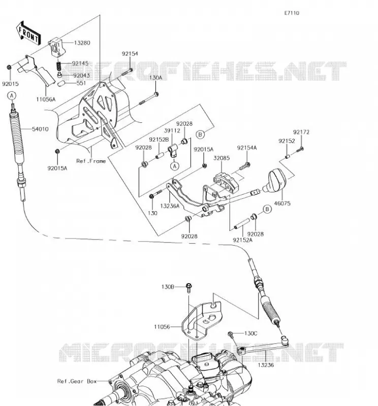 CONTROL Kawasaki SSV 1000 2018 MULE PRO-DXT  KAF1000BJF