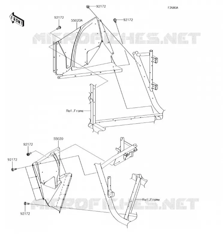 PROTECTION(S) Kawasaki SSV 800 2018 TERYX  KRF800GJF