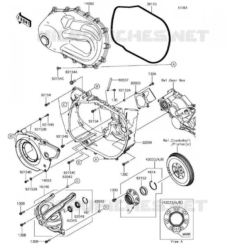CONVERTER COVER Kawasaki SSV 820 2018 MULE PRO-FX  KAF820EJF