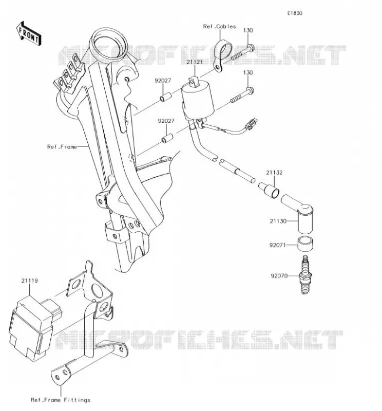 IGNITION SYSTEM Kawasaki TOUT-TERRAIN 140 2018 KLX140L  KLX140BJF
