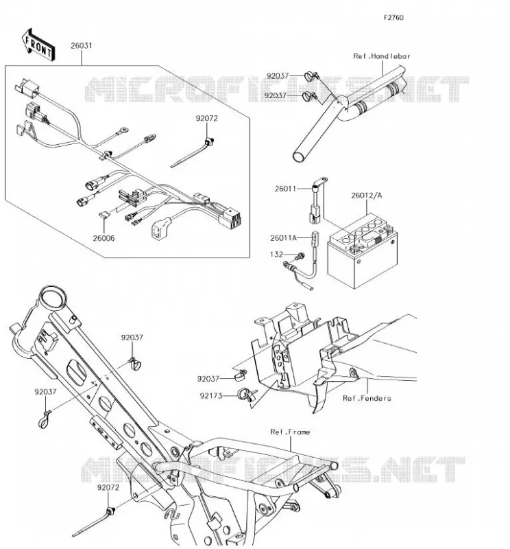 CHASSIS ELECTRICAL EQUIPMENT Kawasaki TOUT-TERRAIN 110 2018 KLX110  KLX110CJF