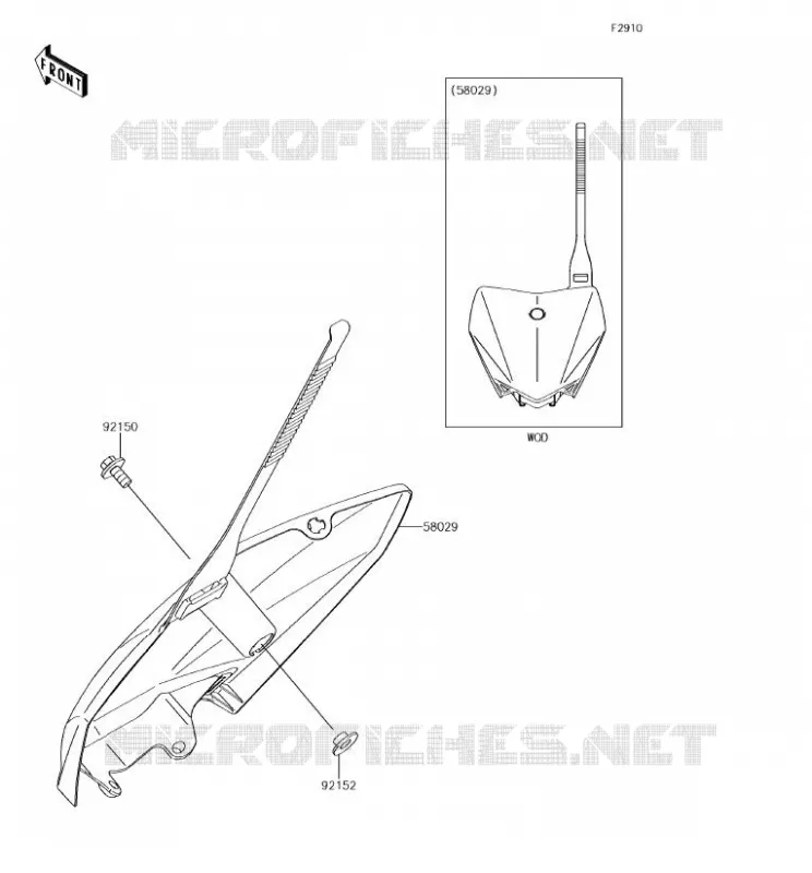 ACCESSORY Kawasaki TOUT-TERRAIN 110 2018 KLX110  KLX110CJF