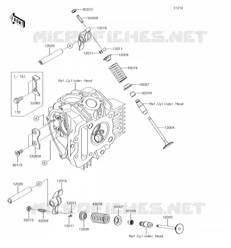 VALVE Kawasaki TOUT-TERRAIN 110 2018 KLX110  KLX110CJF