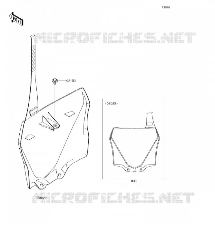 ACCESSORY Kawasaki TOUT-TERRAIN 85 2018 KX85-II  KX85DJF