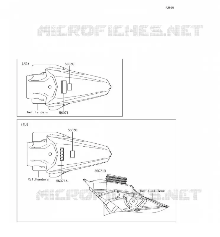LABELS Kawasaki TOUT-TERRAIN 85 2018 KX85-II  KX85DJF