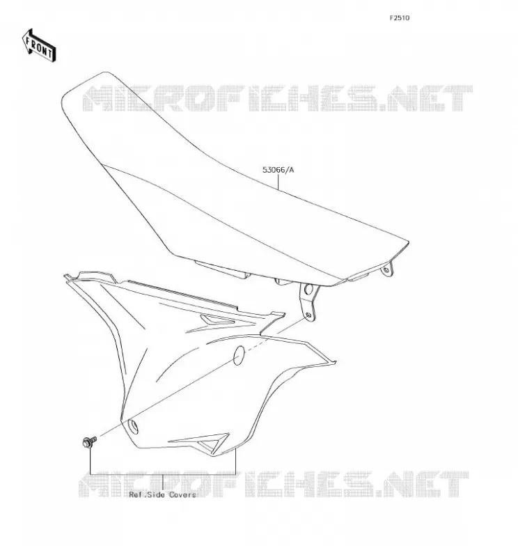 SEAT Kawasaki TOUT-TERRAIN 85 2018 KX85  KX85CJF