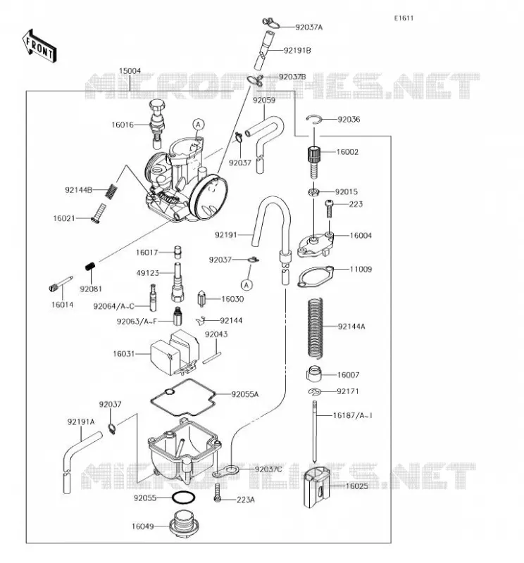 CARBURETOR Kawasaki TOUT-TERRAIN 85 2018 KX85  KX85CJF