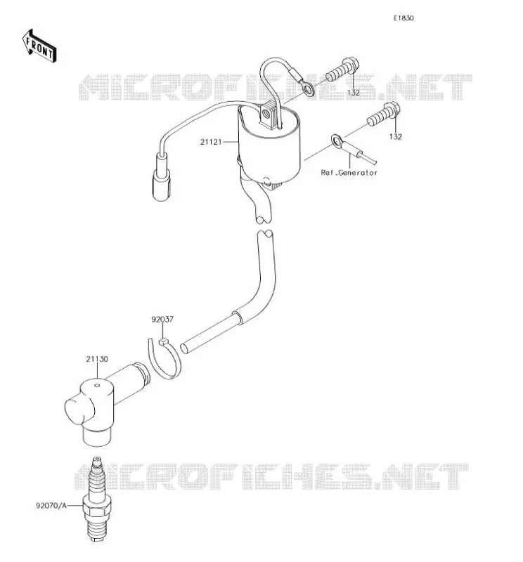 IGNITION SYSTEM Kawasaki TOUT-TERRAIN 100 2018 KX100  KX100FJF