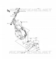 CHASSIS voor Kawasaki KLX450R 2015