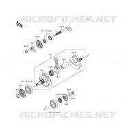 CRANKSHAFT voor Kawasaki KLX450R 2015