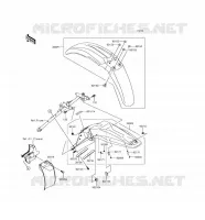 FENDER voor Kawasaki KLX450R 2015