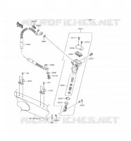 REAR MASTER CYLINDER voor Kawasaki KLX450R 2015