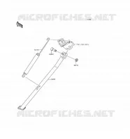 STAND voor Kawasaki KLX450R 2015