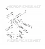 SWINGARM voor Kawasaki KLX450R 2015