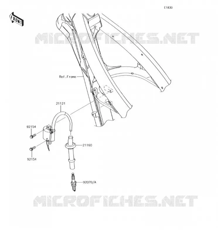 IGNITION SYSTEM Kawasaki TOUT-TERRAIN 450 2018 KX450F  KX450HJF