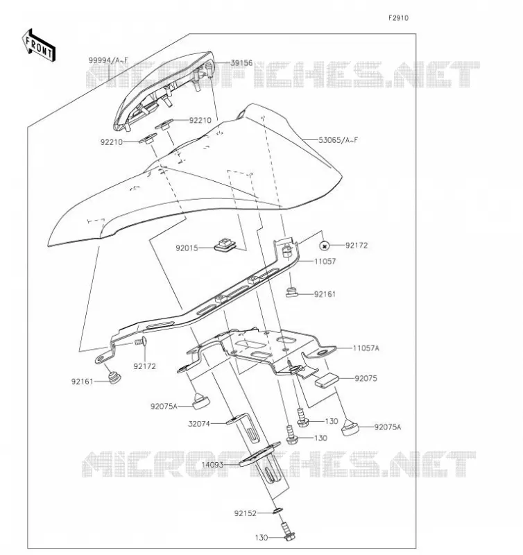 ACCESSORY (COUVRE SELLE) Kawasaki MOTOS 900 2019 Z900  ZR900BKF