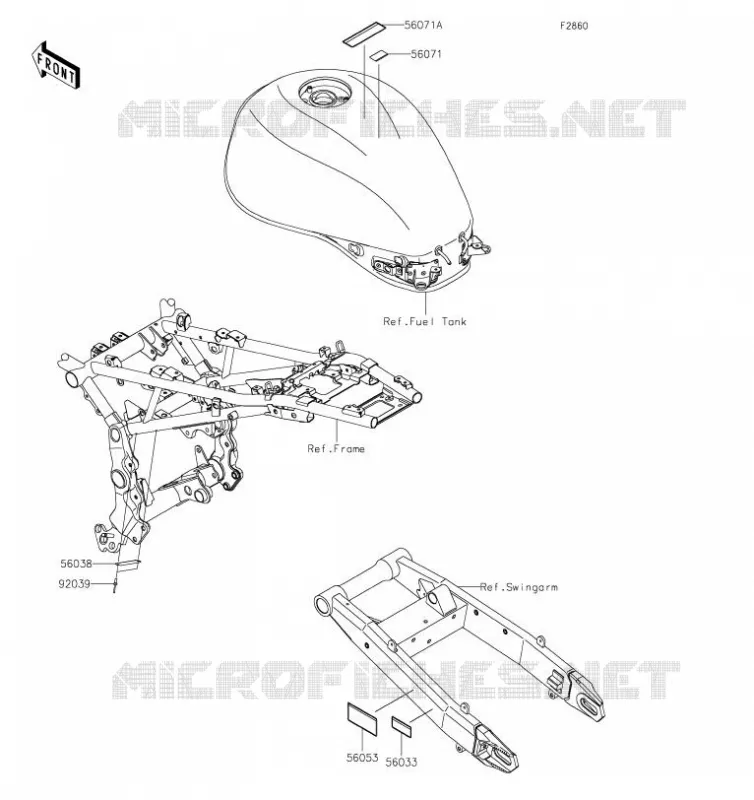 LABELS Kawasaki MOTOS 900 2019 Z900RS  ZR900CKFA