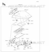 ACCESSORY(Pillion Seat Cover) voor Kawasaki NINJA ZX-6R 2019