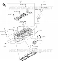 CYLINDER HEAD voor Kawasaki NINJA ZX-6R 2019