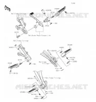 FOOTREST voor Kawasaki NINJA ZX-6R 2019