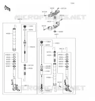 FRONT FORK voor Kawasaki NINJA ZX-6R 2019