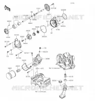 OIL PUMP   OIL FILTER voor Kawasaki NINJA ZX-6R 2019