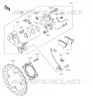 REAR BRAKE voor Kawasaki NINJA ZX-6R 2019