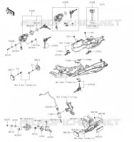 SWITCH   REFLECTORS voor Kawasaki NINJA ZX-6R 2019