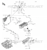 WATER PIPE voor Kawasaki NINJA ZX-6R 2019