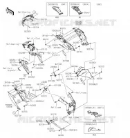 LOWER COWLING voor Kawasaki NINJA ZX-6R 2019
