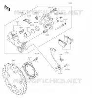 REAR BRAKE voor Kawasaki NINJA ZX-6R 2019