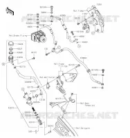 REAR MASTER CYLINDER voor Kawasaki NINJA ZX-6R 2019